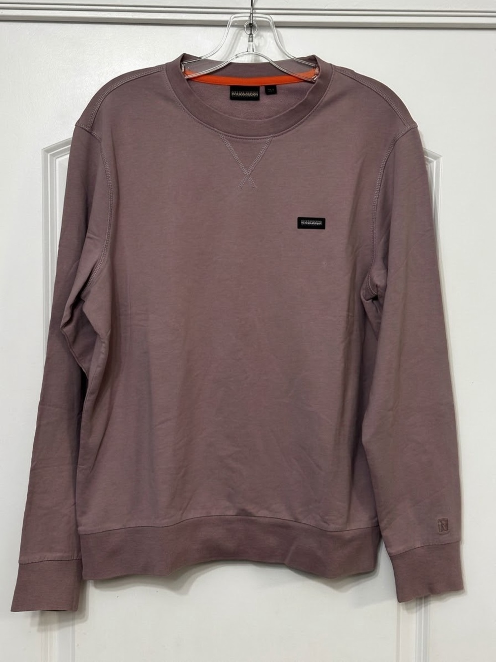 Napapijri Men's Mauve Crewneck Sweatshirt